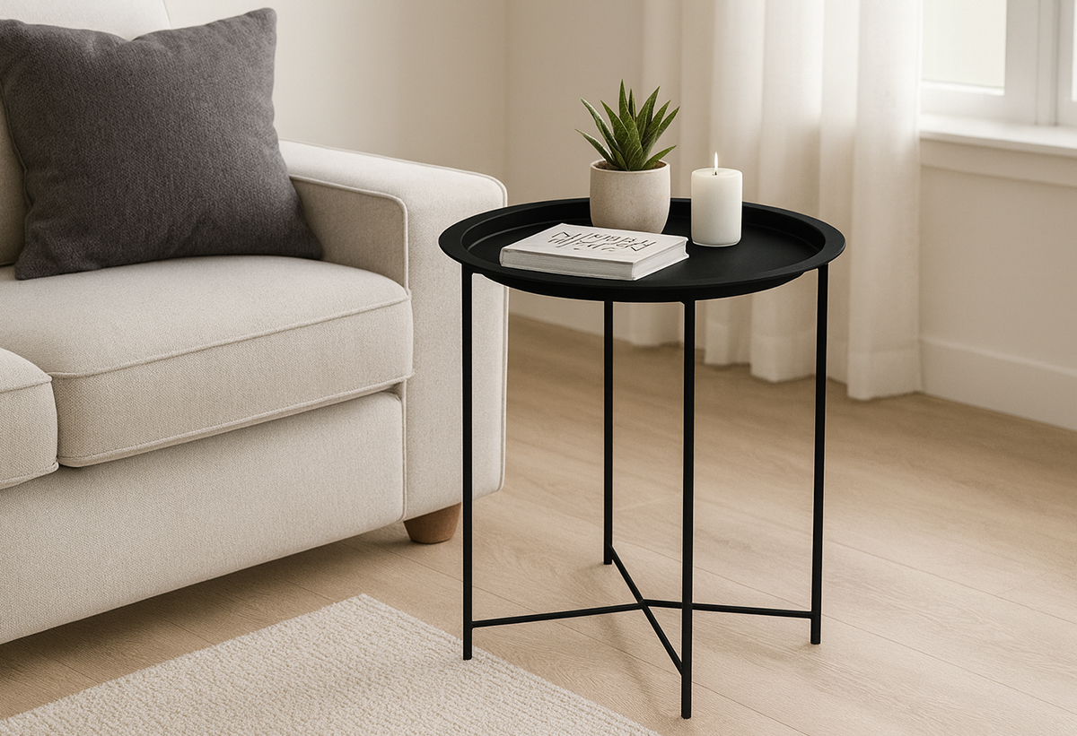 Απεικονίζεται το τραπέζι πλιάν σε ένα σαλόνι.